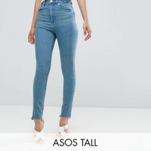 ASOS TALL FARLEIGH High Waist Slim Mom Jeans